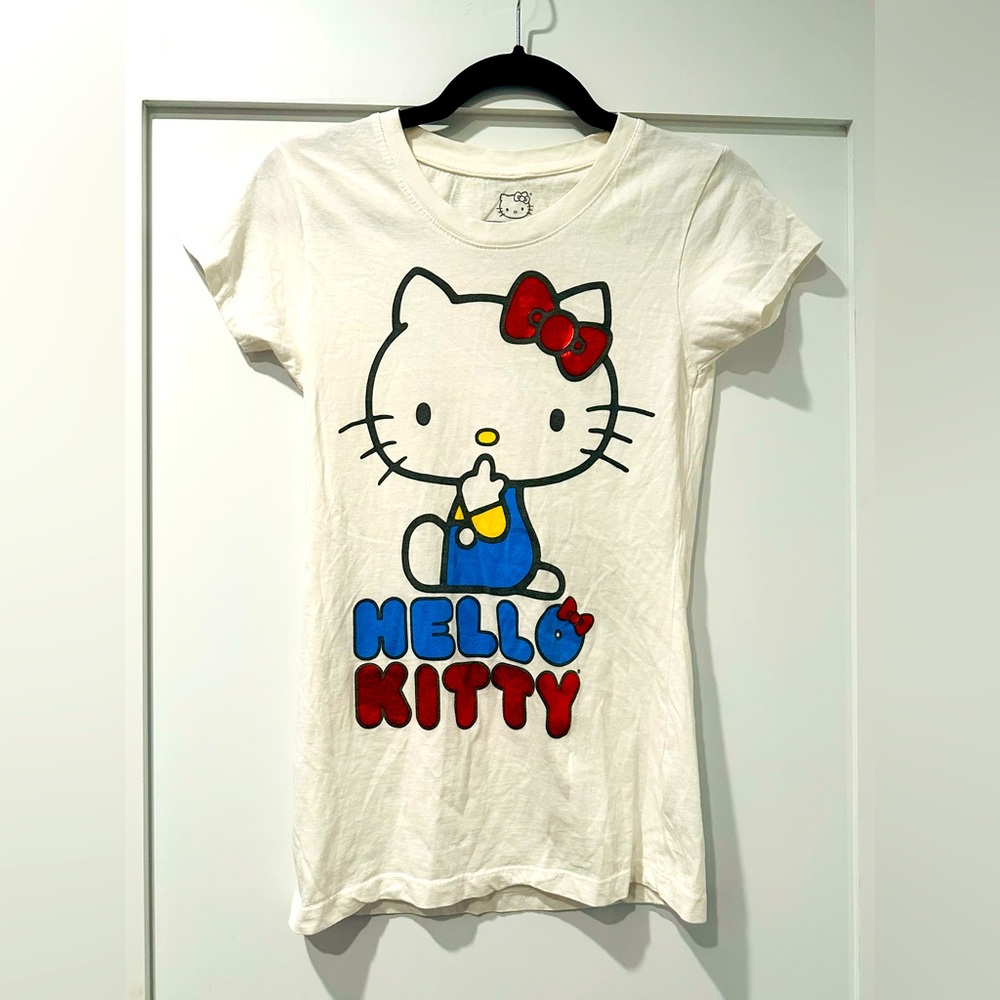 White Sanrio Hello Kitty Small Tee
